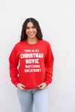 Christmas Movie Watcher Fleece Sweatshirt
