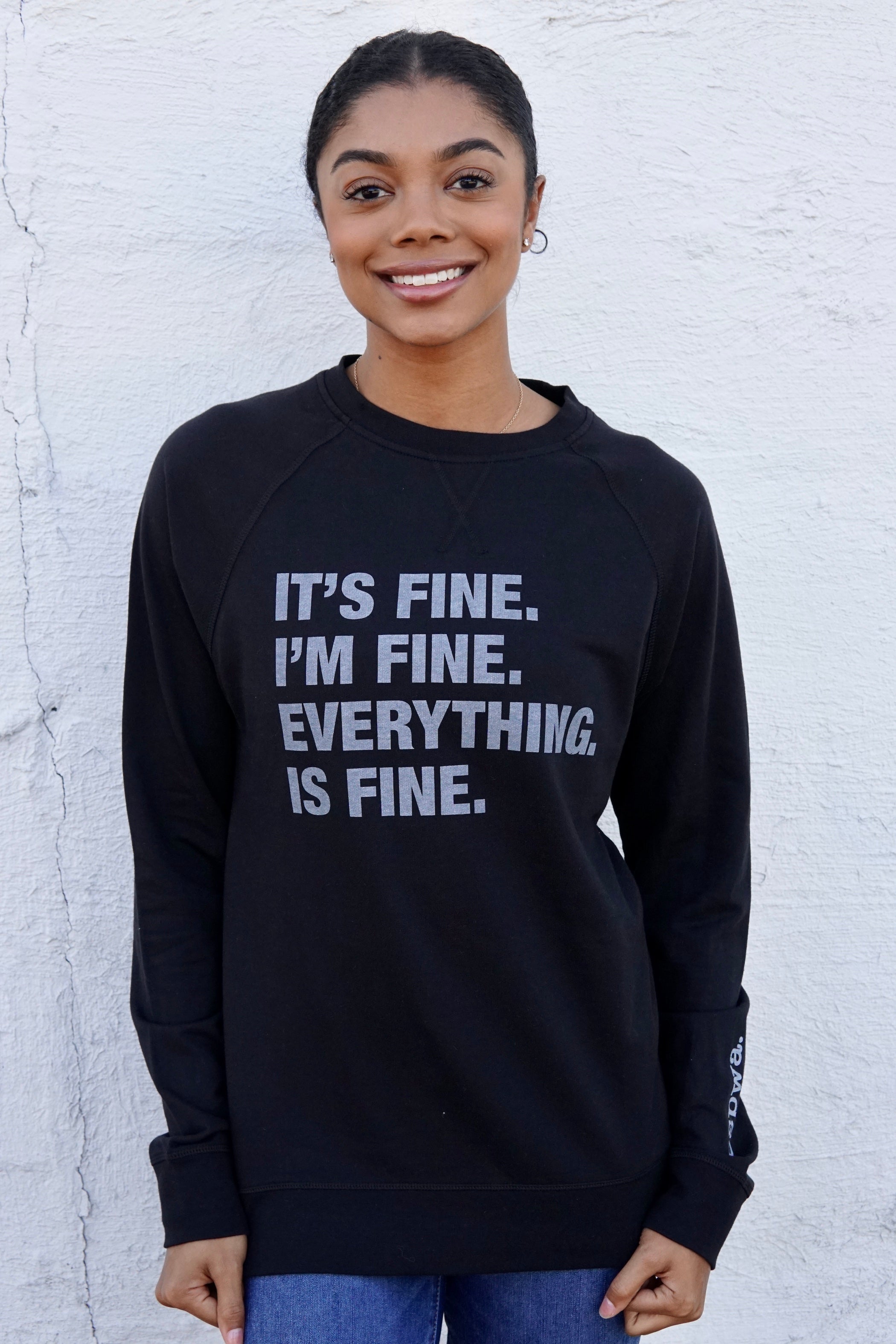 4 THINGS® 'I'M FINE' UNISEX LIGHTWEIGHT PULLOVER