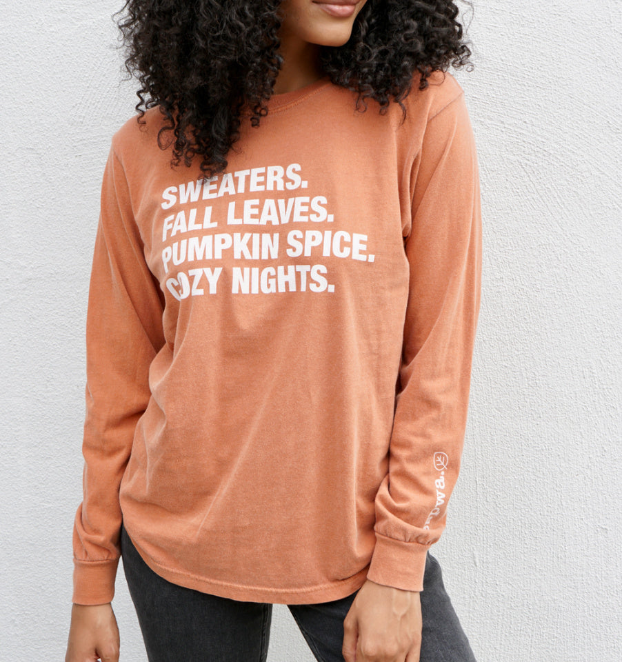 4 THINGS® 'FALL' UNISEX LONG SLEEVE TEE