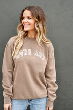 'MORE JOY' UNISEX PULLOVER
