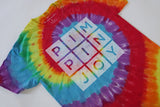 #PIMPINJOY Tie Dye Adult Unisex Tee - Red Multi