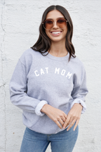 'CAT MOM' UNISEX PULLOVER
