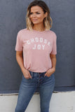 CHOOSE JOY Adult Unisex Tee - Desert Pink