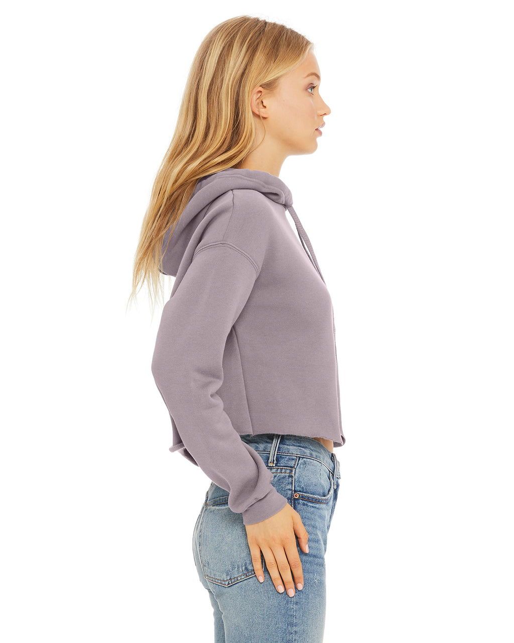 'DOG MOM' WOMEN'S CROPPED HOODIE