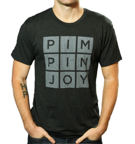 Adult #PIMPINJOY T-Shirt - Black