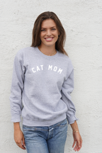 'CAT MOM' UNISEX PULLOVER