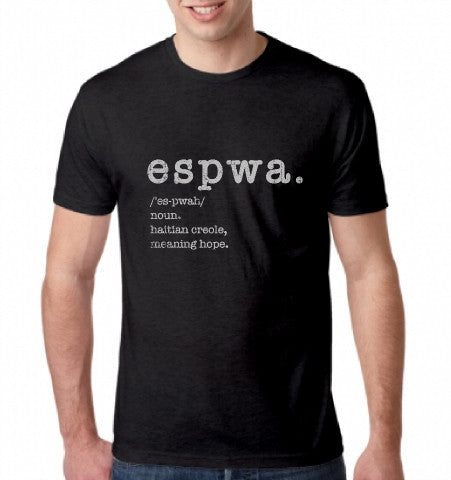espwa.® unisex t-shirt - black