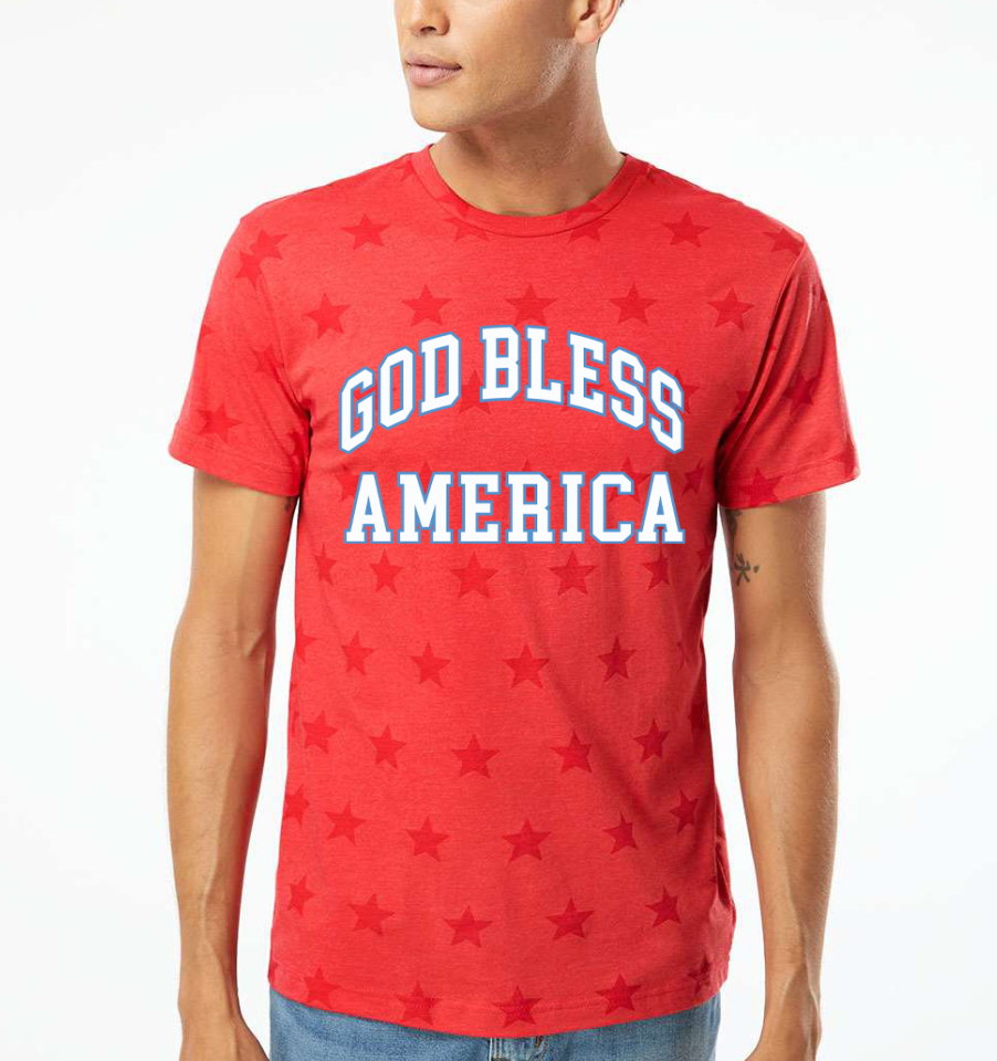 'GOD BLESS AMERICA' UNISEX TEE