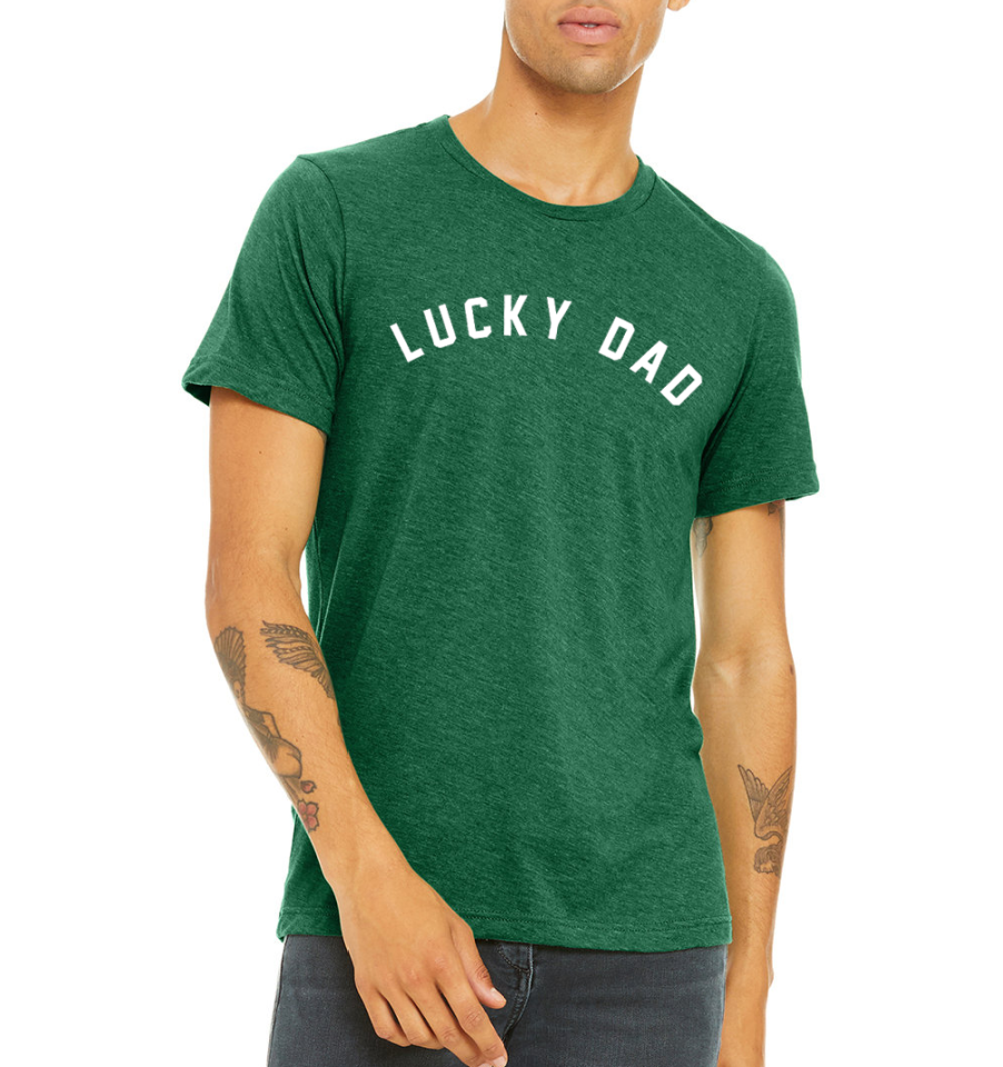 LUCKY DAD T-Shirt - Green