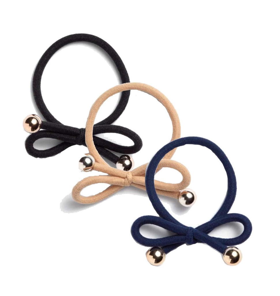 Bow Hair Ties 3-Pack