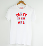 'PARTY IN THE USA' Unisex Tee - WHITE