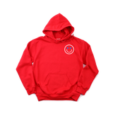 'PARTY IN THE USA' Happy Face Hoodie - Red