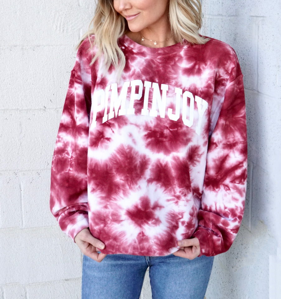 'PIMPINJOY' UNISEX CORDED CREW