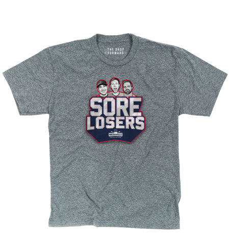 SORE LOSERS Logo Unisex T-Shirt - Grey