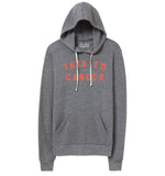 Tata to Cancer Unisex Hoodie - Grey