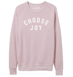 CHOOSE JOY Unisex Pullover - Pale Pink