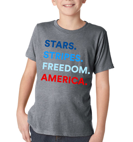 4 THINGS® Patriotic Kids T-Shirt