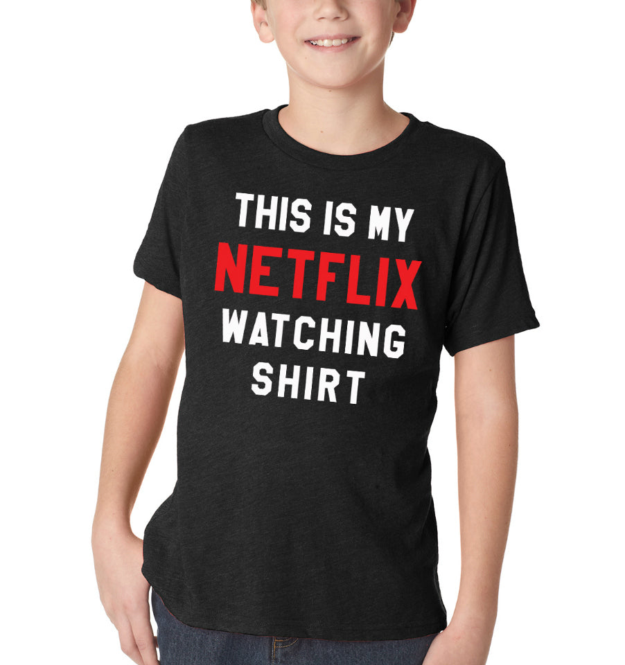 'NETFLIX WATCHING' KIDS TEE