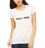 love > hate tee