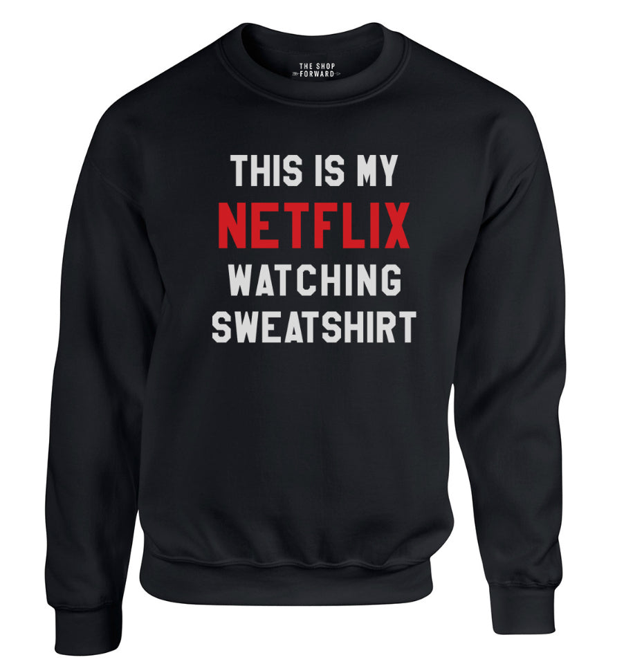 'NETFLIX WATCHING' UNISEX PULLOVER