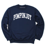 #PIMPINJOY Collegiate Unisex Pullover - Navy