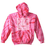 #PIMPINJOY Tie Dye Unisex Hoodie - Pink