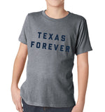 'TEXAS FOREVER® Kids T-Shirt - Grey + Navy