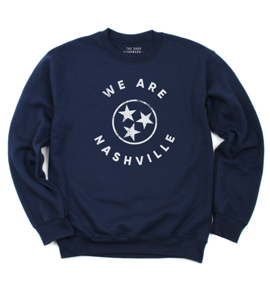 WE ARE NASHVILLE Unisex Pullover - Navy