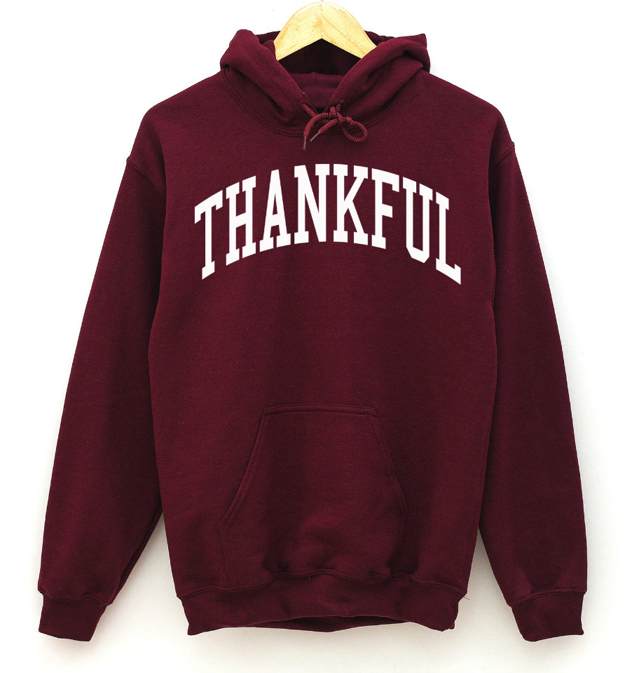 THANKFUL Collegiate Unisex Hoodie - Maroon