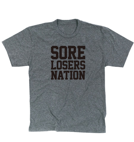 Sore Losers Nation T-Shirt - Grey