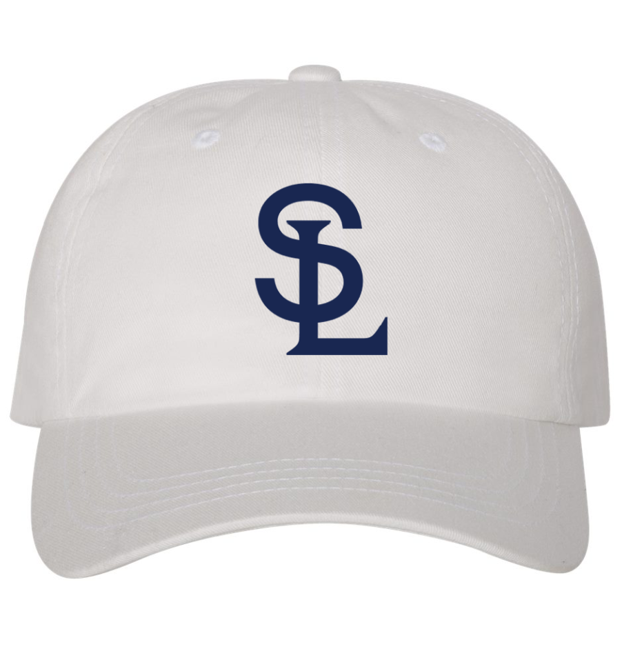 SORE LOSERS Dad Hat - White with Navy