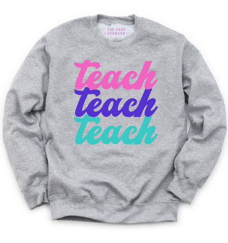 'teach' UNISEX PULLOVER
