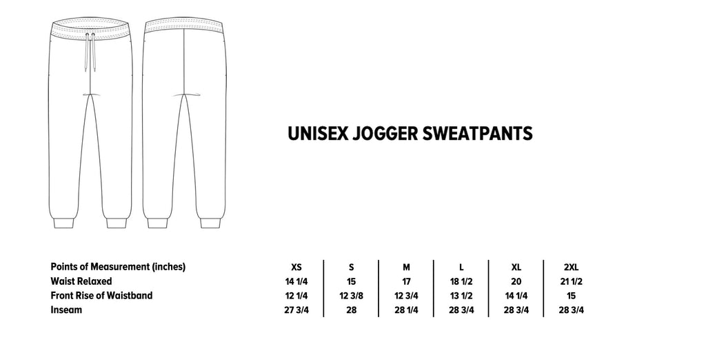 'MORE LOVE' Heart Unisex Jogger Sweatpants - Red