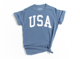 USA Unisex T-Shirt - Faded Blue